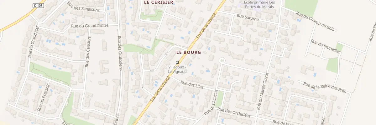 Plan du 13 Rue de la Liberté à Villedoux