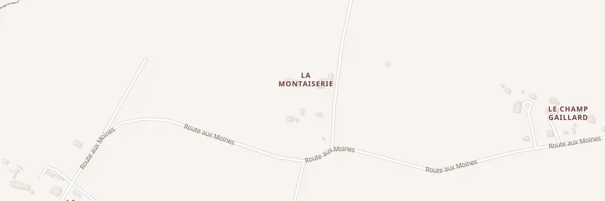 Plan du 10 Rte aux Moines au Mesnil-Gilbert