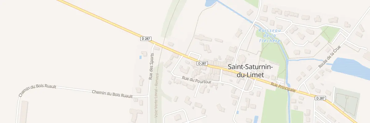 Plan du 23B Rue principale à Saint-Saturnin-du-Limet