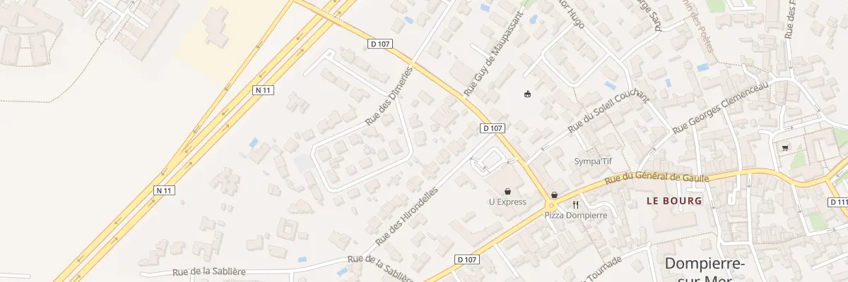 Plan du 13 Rue des Dimeries à Dompierre-sur-Mer