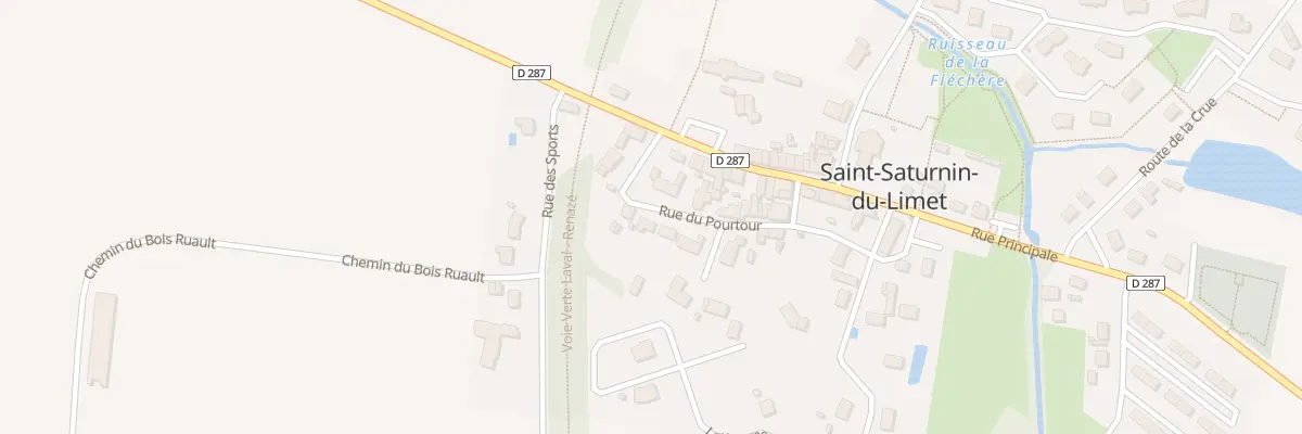 Plan du 9 Rue du pourtour à Saint-Saturnin-du-Limet