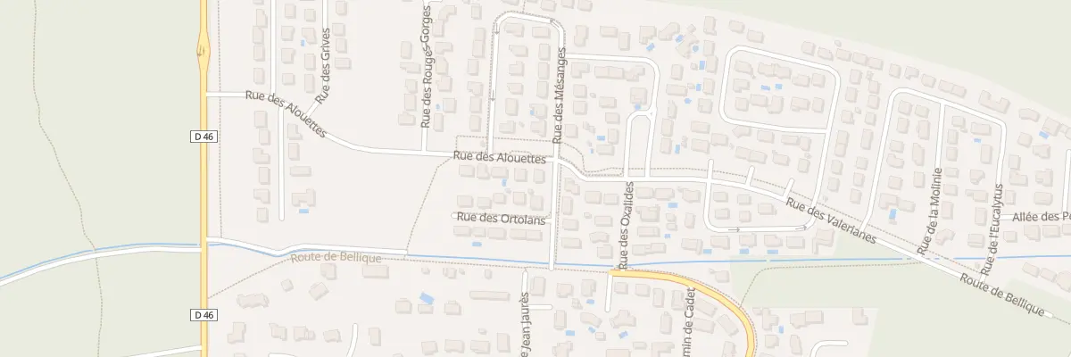 Plan du 324 Rue des Alouettes à Parentis-en-Born
