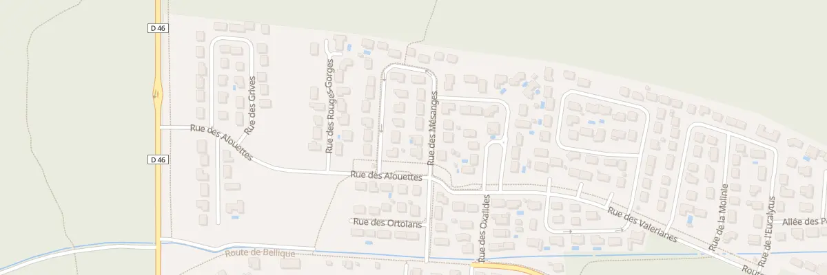 Plan du 53 Rue des Mésanges à Parentis-en-Born