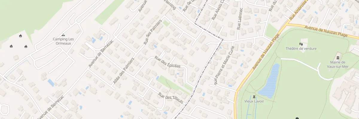 Plan du 12 Rue des Epicéas à Saint-Palais-sur-Mer