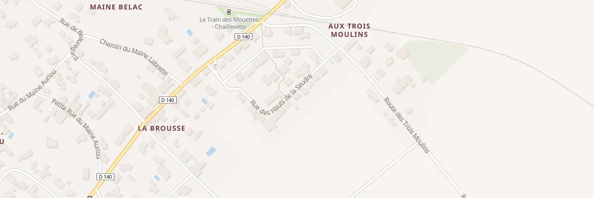 Plan du 33 Rue des Hauts de la Seudre à Chaillevette