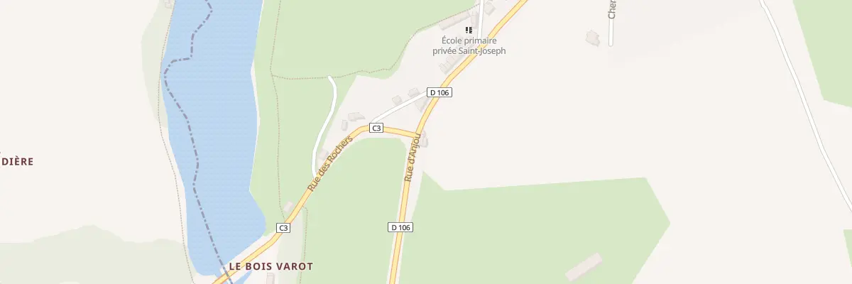 Plan du 5241 Le Rocher à Bourgon