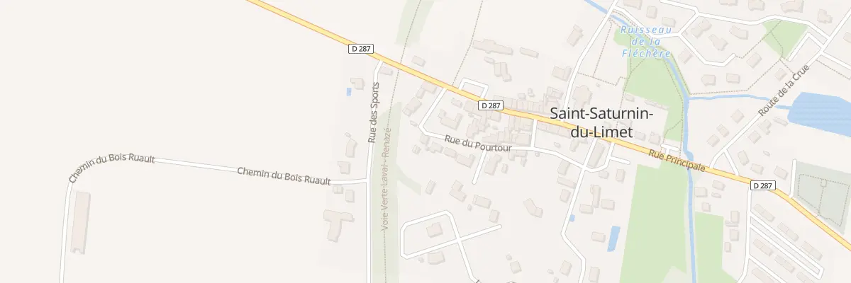 Plan du 11 Rue du pourtour à Saint-Saturnin-du-Limet