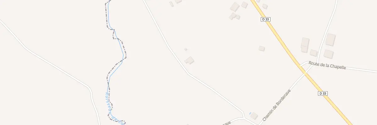 Plan du 232 Chem de Bordenave à Sorde-l’Abbaye