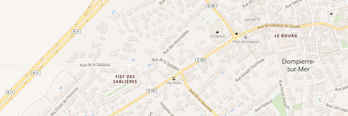 Plan du 2 Rue de la Sablière à Dompierre-sur-Mer