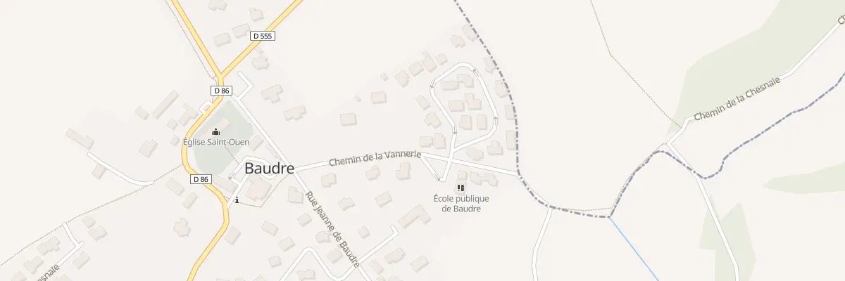 Plan du 5 Che de la Vannerie à Baudre