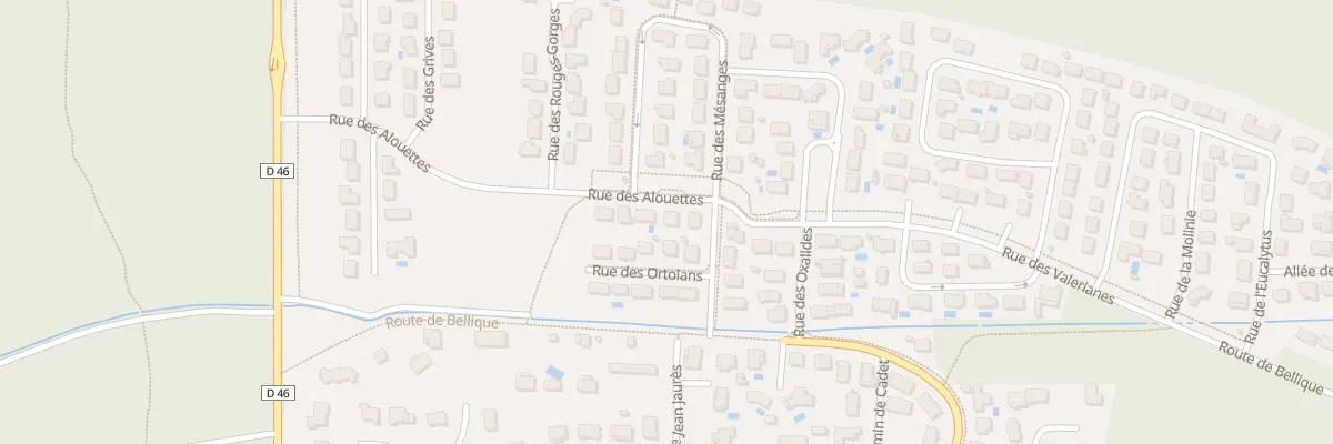 Plan du 318 Rue des Alouettes à Parentis-en-Born
