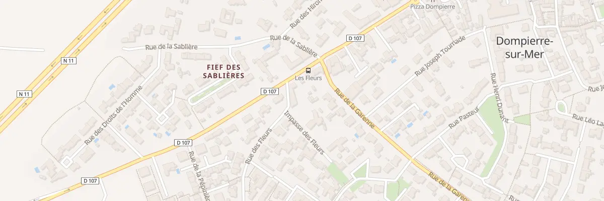 Plan du 1A Rue des Fleurs à Dompierre-sur-Mer