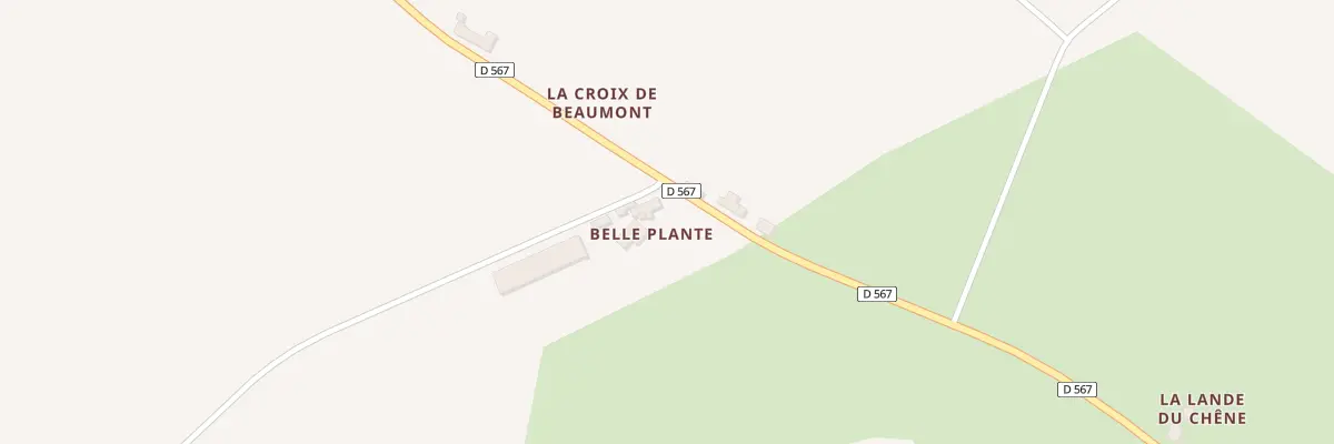 Plan du 1 Belle Plante à Juvigné
