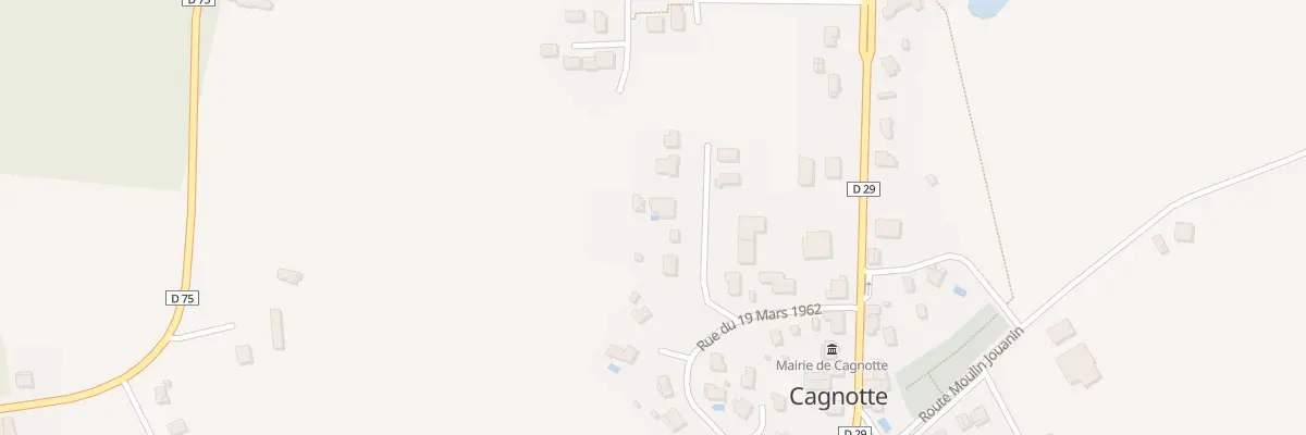 Plan du 123 Rue de la Marlere à Cagnotte