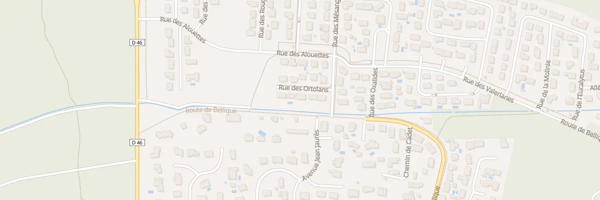 Plan du 57 Rue des Ortolans à Parentis-en-Born