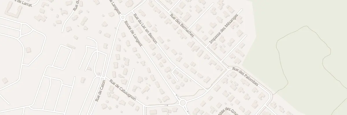 Plan du 242 Rue du Lac en Bernon à Sanguinet