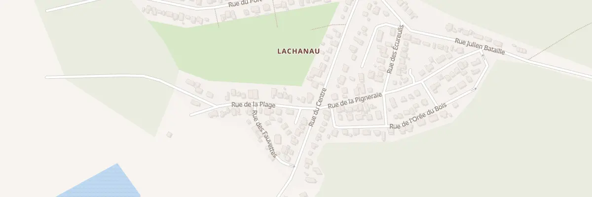 Plan du 5 Rue de la Plage à Hourtin