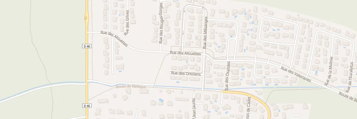 Plan du 282 Rue des Alouettes à Parentis-en-Born