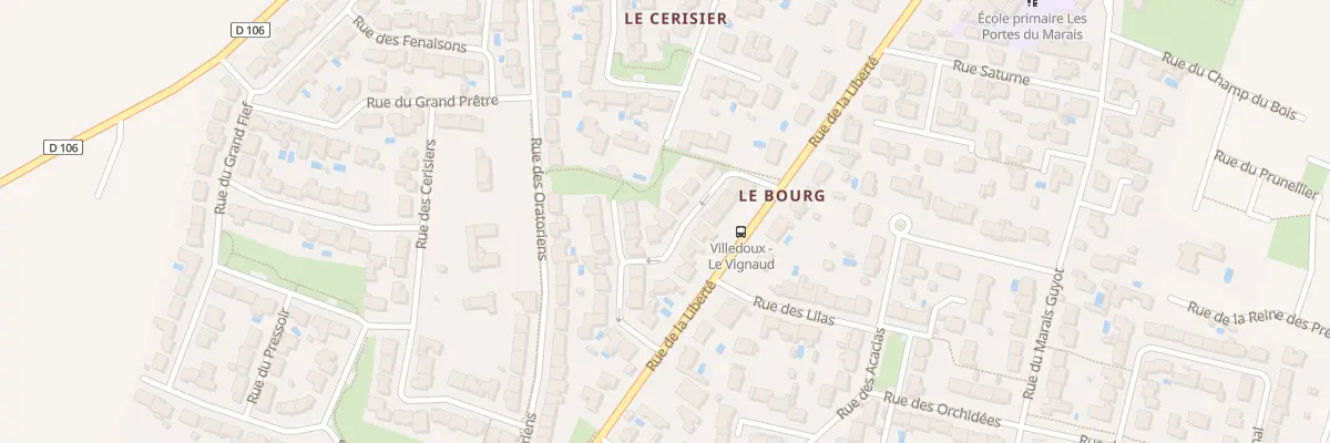 Plan du 8 Rue Saint André à Villedoux