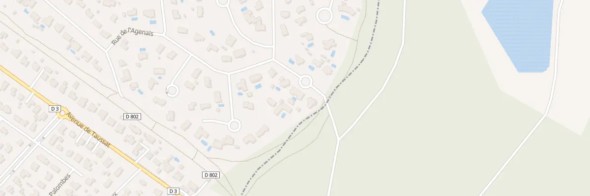 Plan du 4 All du Poitou à Andernos-les-Bains