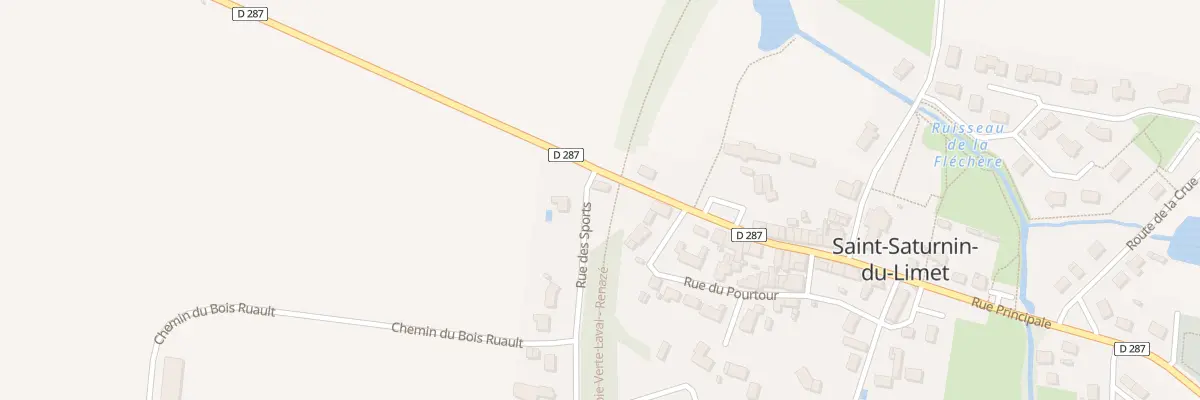 Plan du 27 Rue principale à Saint-Saturnin-du-Limet