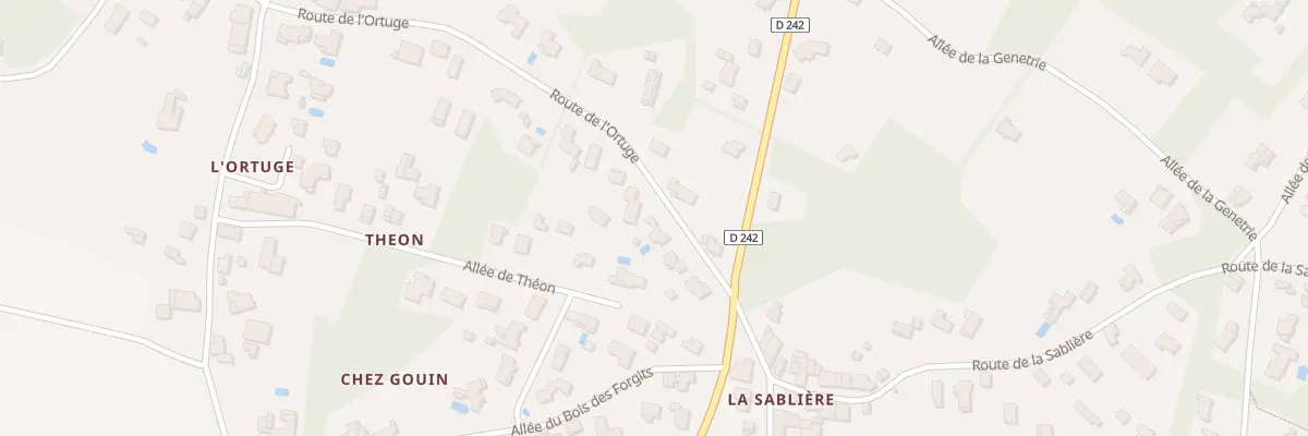 Plan du 44 Rte de l’Ortuge à Breuillet