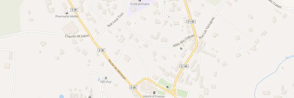 Plan du 177 All des Chenes à Onesse-Laharie