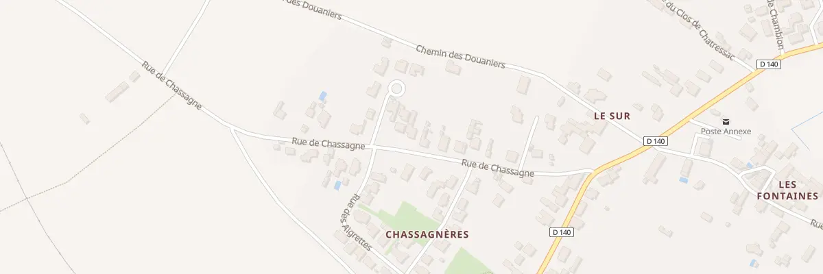Plan du 20 Rue de Chassagne à Chaillevette
