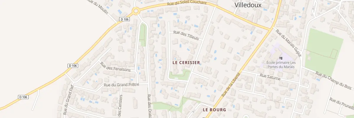 Plan du 7 Rue des Tilleuls à Villedoux