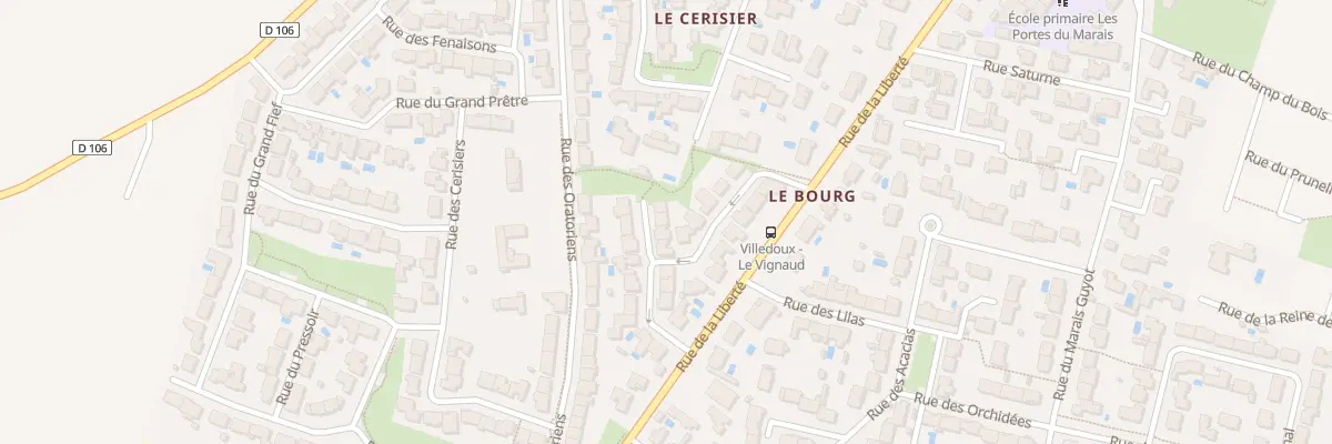Plan du 16 Rue Saint André à Villedoux