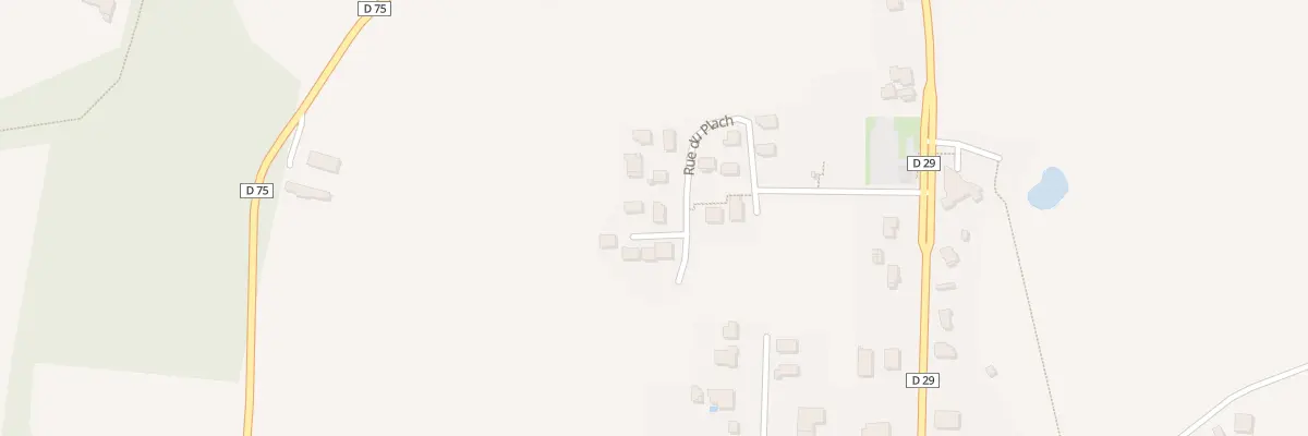 Plan du 13 Rue du Plach à Cagnotte