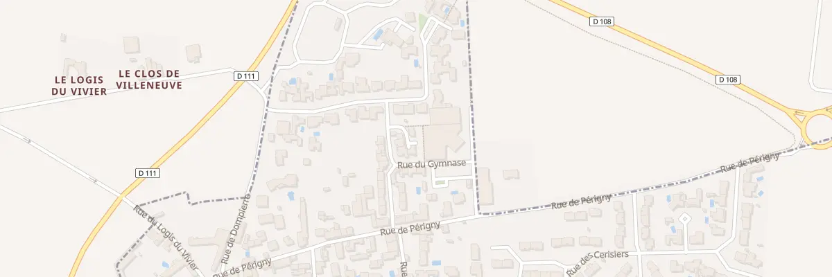 Plan du 10 Cour des Sports à Saint-Rogatien