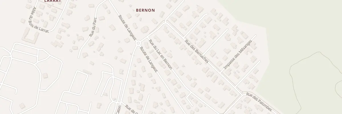 Plan du 330 Rue du Lac en Bernon à Sanguinet