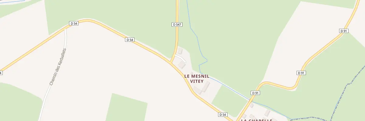Plan du 3 Le Mesnil Vitey à Moon-sur-Elle