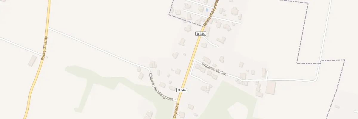 Plan du 1093 Rte de Seyresse à Oeyreluy