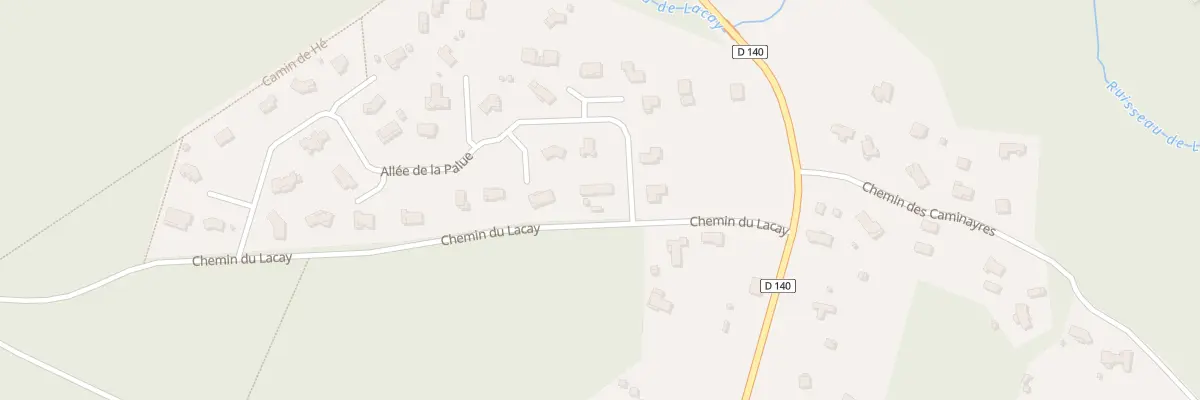 Plan du 751 All de la Palue à Taller