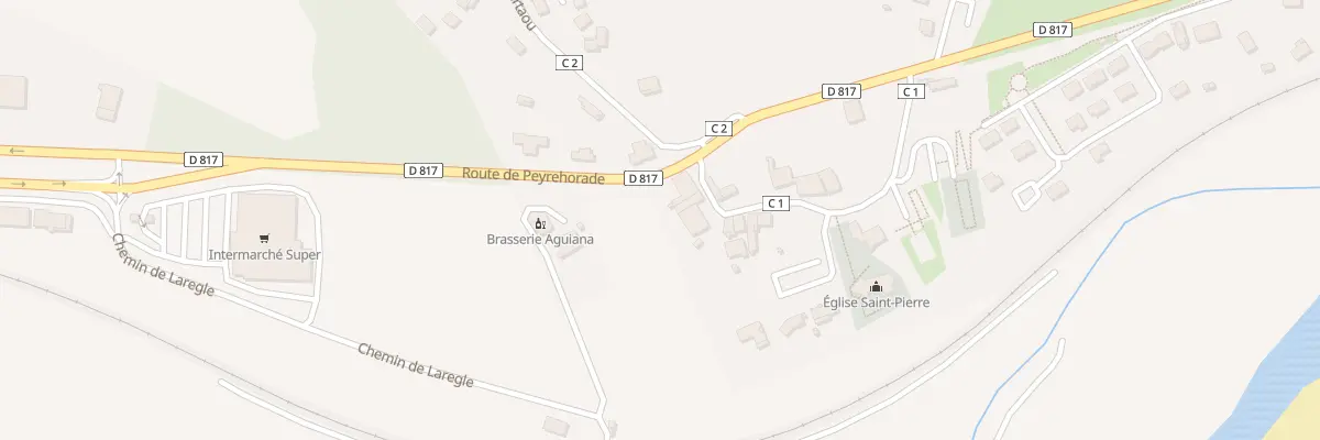 Plan du 237 Rue Bourg du Haut à Cauneille