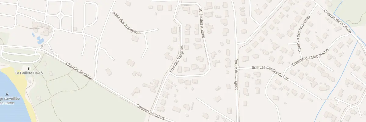 Plan du 229 Rue des Vergnes à Sanguinet