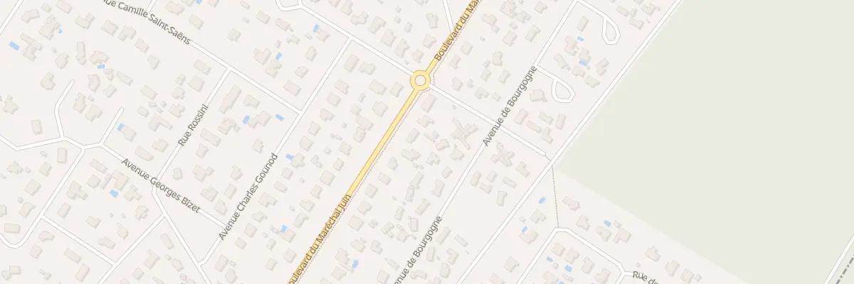 Plan du 88 Bd du Maréchal Juin à Andernos-les-Bains