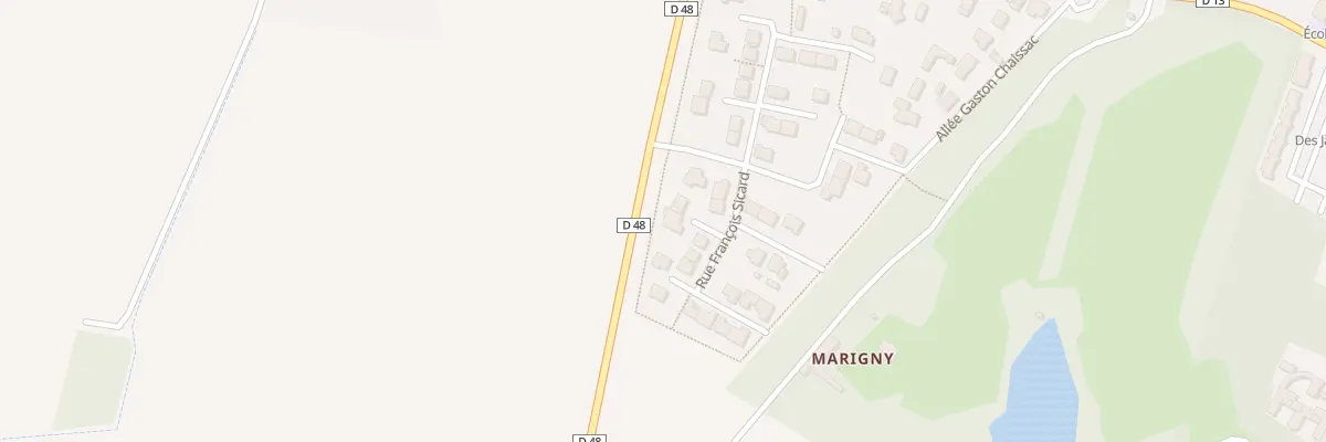Plan du 10 Rue François SICARD à Mouchamps