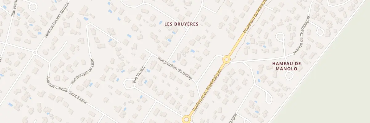 Plan du 2 Rue Joachim du Bellay à Andernos-les-Bains