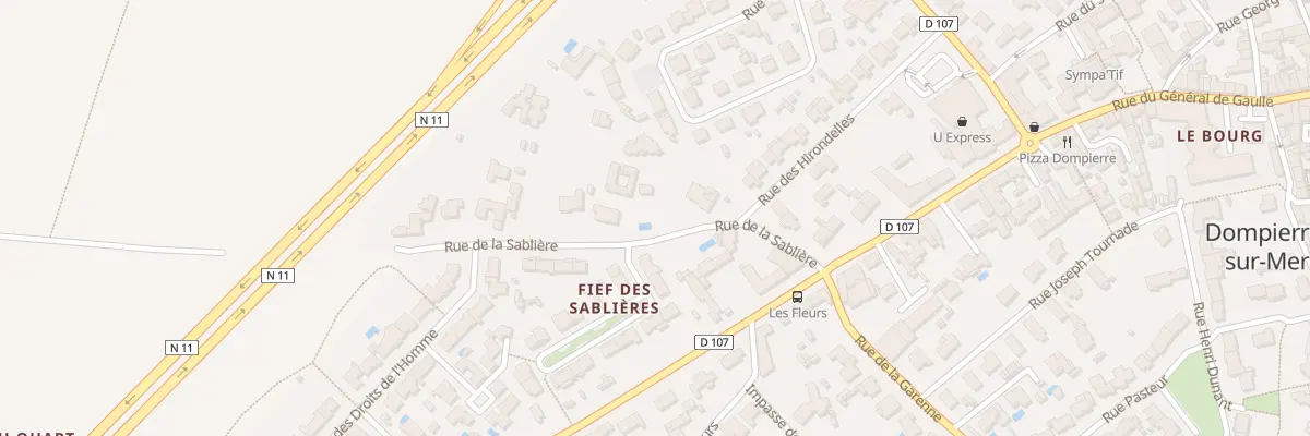 Plan du 6 Rue de la Sablière à Dompierre-sur-Mer