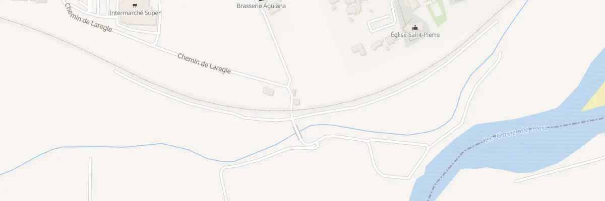 Plan du 440 Che de Laregle à Cauneille