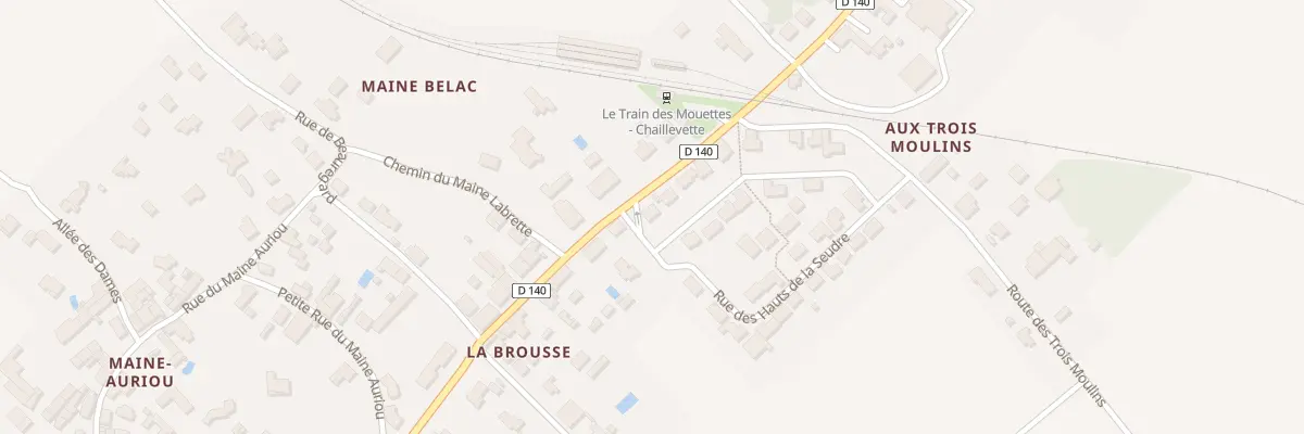 Plan du 1 Les Petites Vallades à Chaillevette