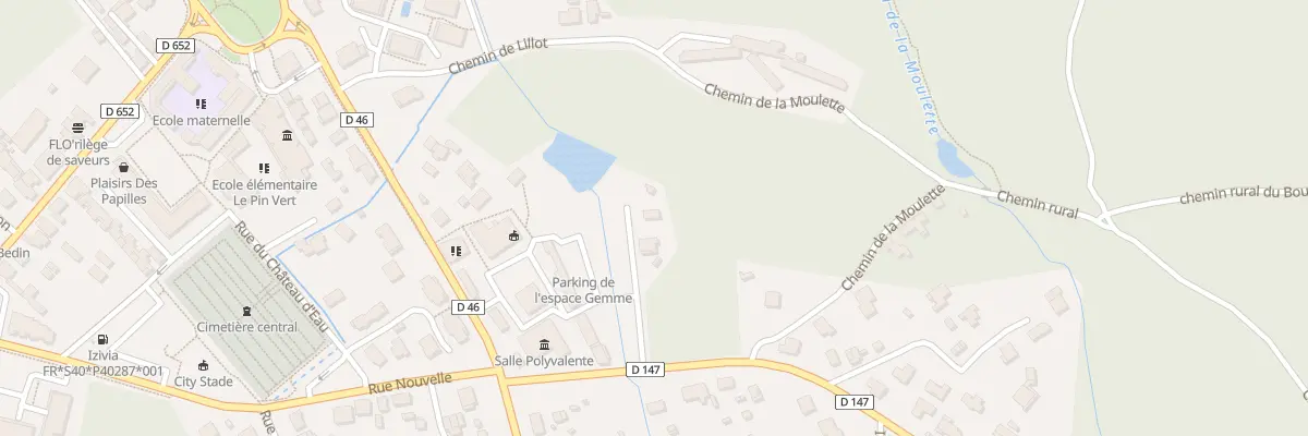 Plan du 116 All des Gemmeurs à Sanguinet