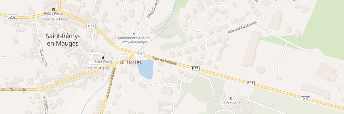 Plan du 12 Rue de Vendee (St Remy en Maug à Montrevault-sur-Èvre