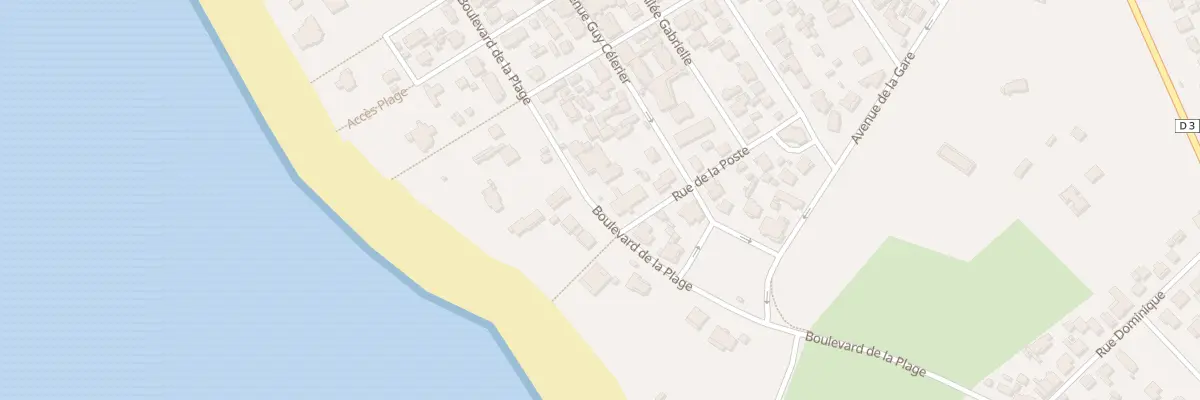 Plan du 35 Bd de la Plage à Lanton