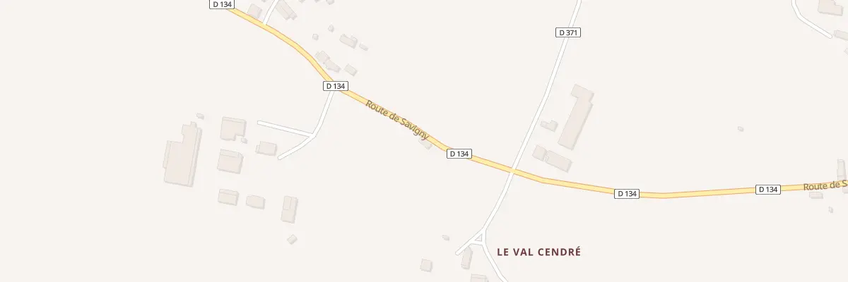 Plan du 1364 Rte de Savigny aux Loges-Marchis