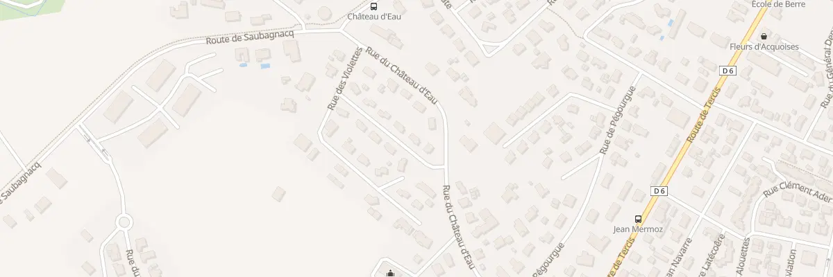 Plan du 9 Rue des Bruyères à Dax