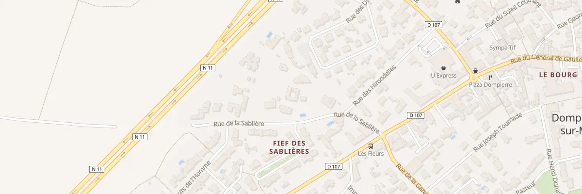 Plan du 6D Rue de la Sablière à Dompierre-sur-Mer